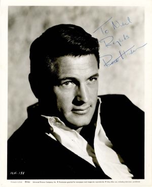 Autographed Photo of Rock Hudson