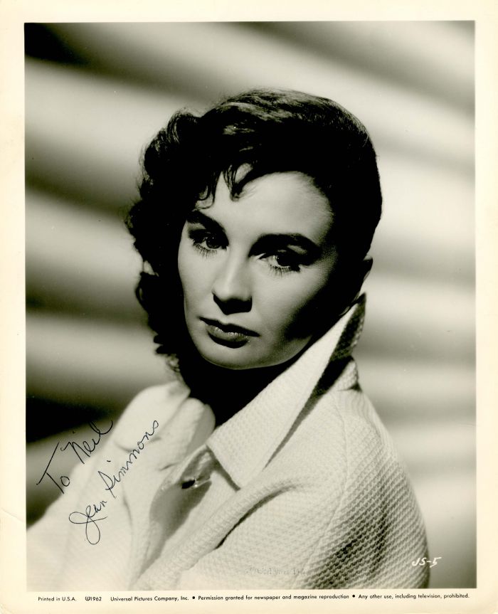 Autographed Photo of Jean Simmons