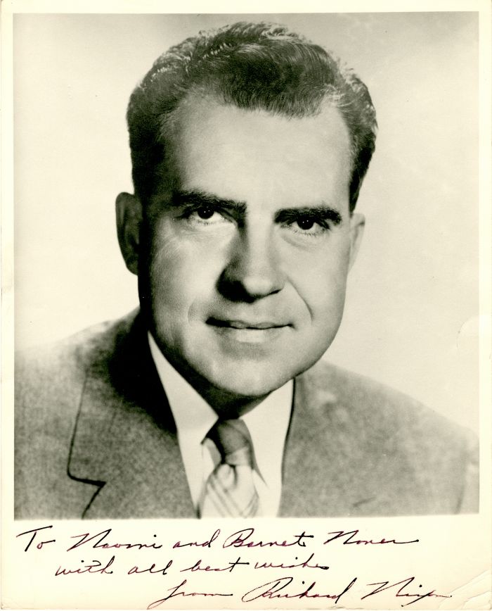 Photograph signed by Richard Nixon