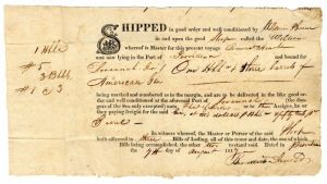 Shipping Document signed by Benedict Arnold (Possibly related to the famous Arnold?) - SOLD