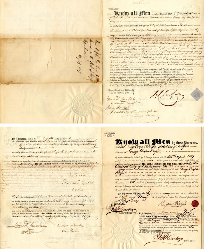 BandO Document signed by G.C. Rufsell