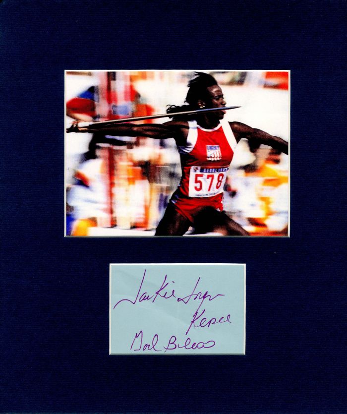 Portrait signed by Jackie Joyner Kersee