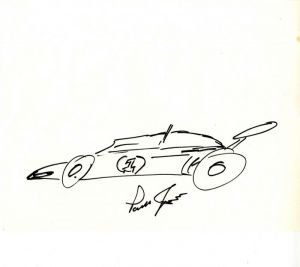 Sketch signed by Paul Jones