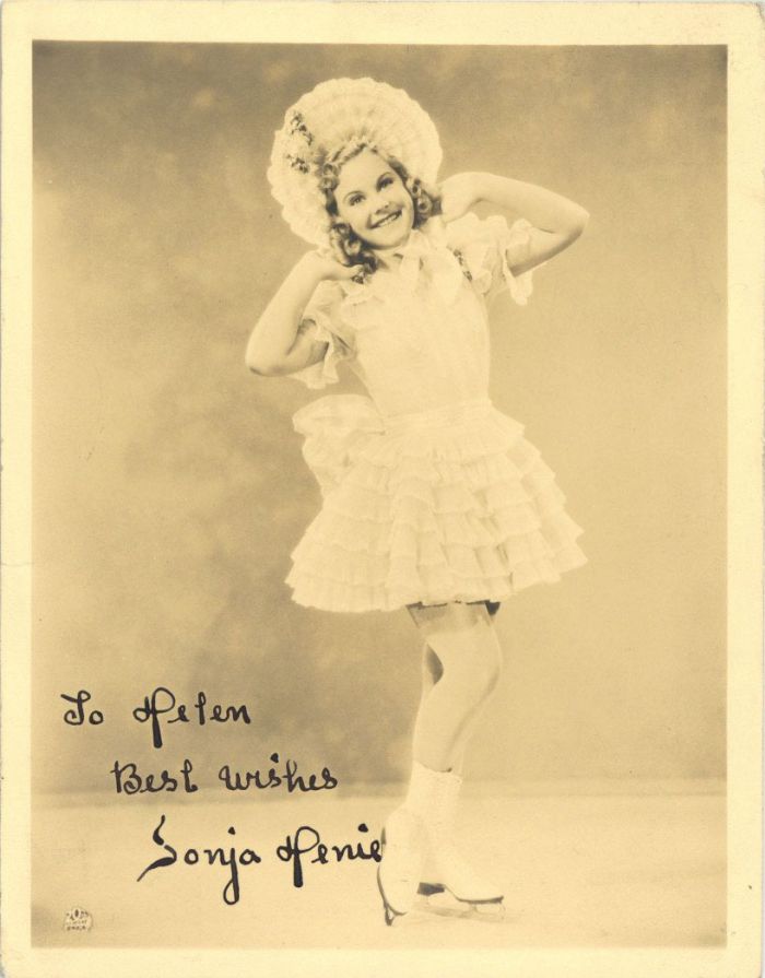 Portrait signed by Sonja Henie - Autographs