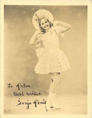 Portrait signed by Sonja Henie - Autographs - SOLD