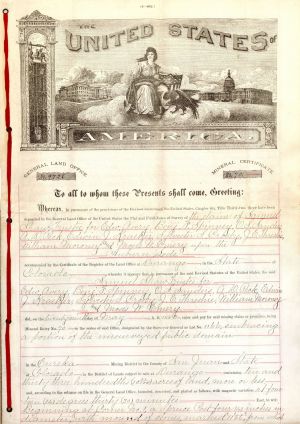 Chester A. Arthur Secretarial Autographed Document Signed - Mineral Certificate - Autographs