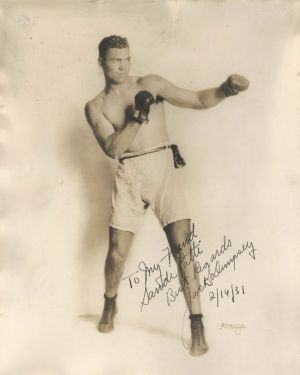 Jack Dempsey signed Photo - Autograph of Boxing Legend - SOLD