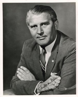 Dr. Wernher Von Braun Signed Photograph - Autograph - SOLD