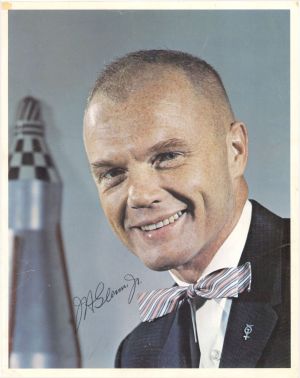Signed Portrait of John H. Glenn, Jr. - Autograph