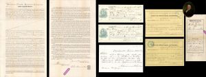 Land and Mortgage Deed Most Likely Signed by Charles Crocker - 1869-1887 dated Autograph