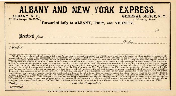 Albany and New York Express