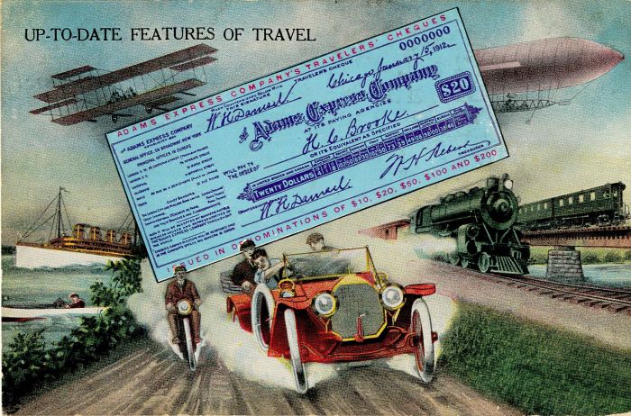 Adams Express Co. Postcard