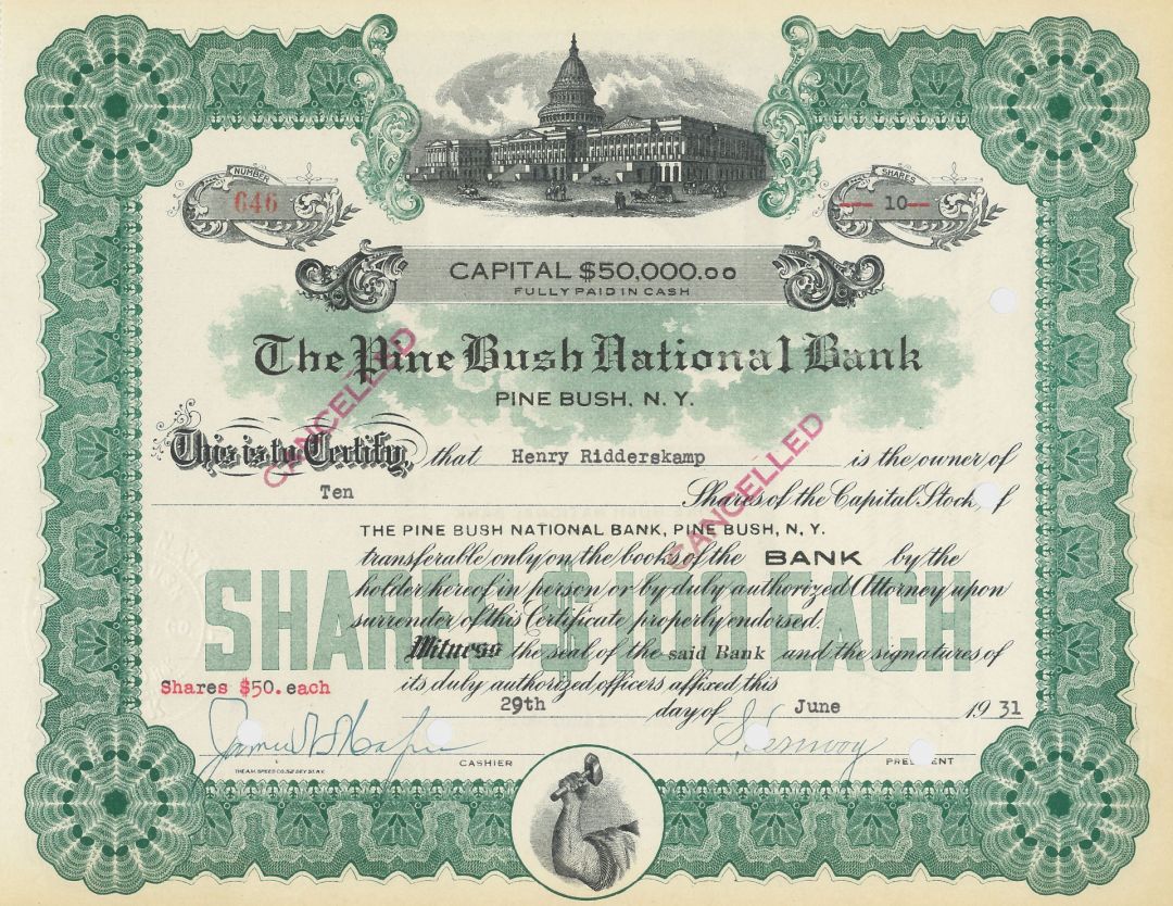 Northampton Brewery Corporation - Stock Certificate