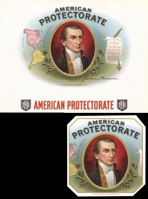 Pair of "American Protectorate" - Cigar Box Label