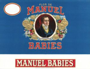 "Manuel Babies" - Cigar Box Label