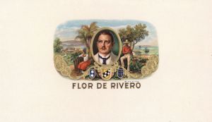 Flor de Rivero - Cigar Box Label - <b>Not Actual Cigars</b>