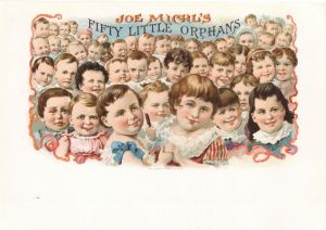 Joe Michl's Fifty Little Orphans - Cigar Box Label
