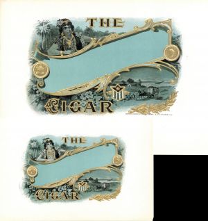 Cigar Box Label "The Cigar-Gypsy"