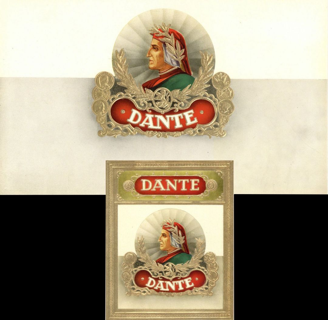 Cigar Box Label "Dante"