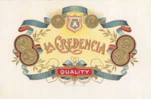 "Havana La Credencia" - Cigar Box Label