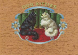 Cigar Box Label "Our Kitties" - Americana
