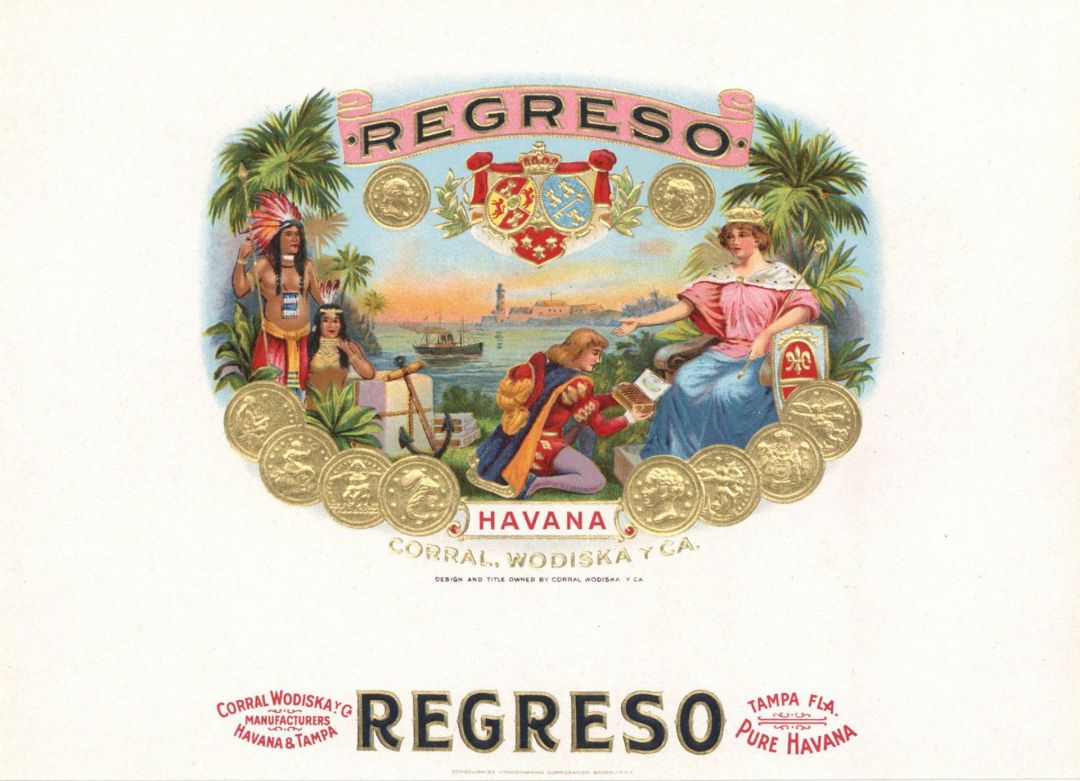 Regreso - Cigar Box Labels - <b>Not Actual Cigars</b>