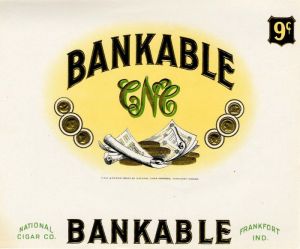 Bankable CNC - Cigar Box Label - <b>Not Actual Cigars</b>