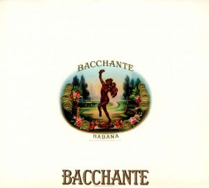 Bacchante - Cigar Box Label