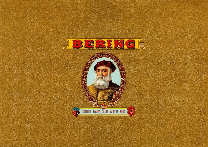 Bering - Cigar Box Label - <b>Not Actual Cigars</b>