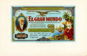 El Gran Mundo - Cigar Box Label - <b>Not Actual Cigars</b>