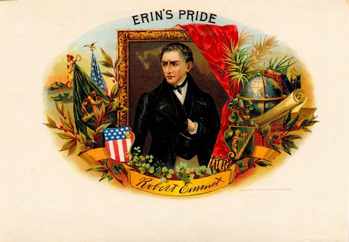 Erin's Pride - Cigar Box Label - <b>Not Actual Cigars</b>