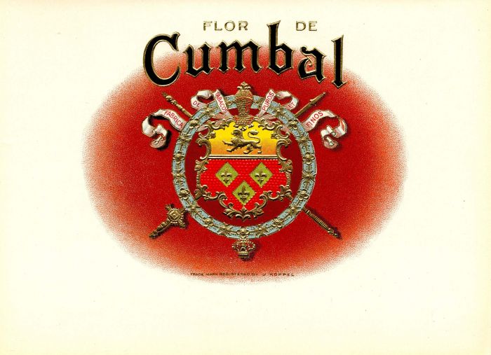Flor de Cumbal - Cigar Box Label - <b>Not Actual Cigars</b>