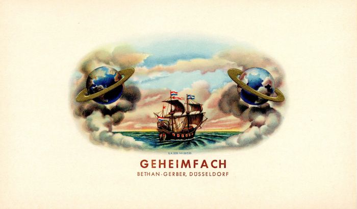 Geheimfach - Cigar Box Label