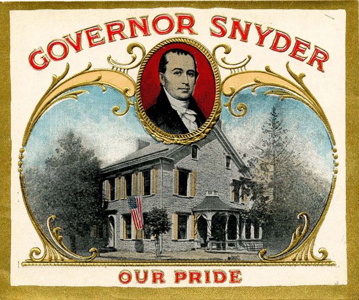 Governor Synder "Our Pride" - Cigar Box Label - <b>Not Actual Cigars</b>