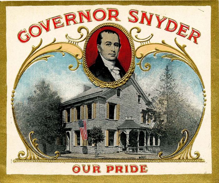 Governor Synder Our Pride - Cigar Box Label - <b>Not Actual Cigars</b>