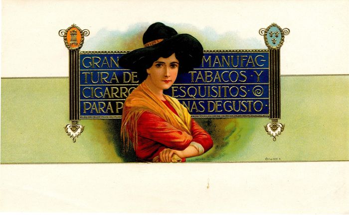 Gran Manufactura de Tabacos - Cigar Box Label