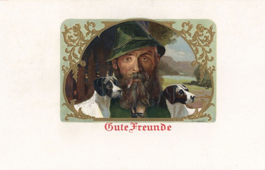 Gute Freunde - Cigar Box Label - <b>Not Actual Cigars</b>