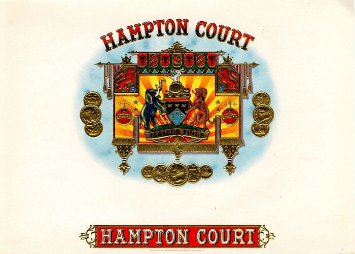 Hampton Court - Cigar Box Label