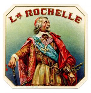 La Rochelle - Cigar Box Label - <b>Not Actual Cigars</b>