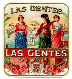 Las Gentes- Cigar Box Label