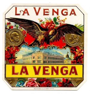 La Venga - Cigar Box Label