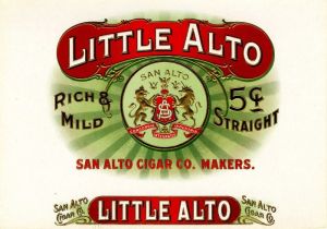 Little Alto - Cigar Box Label - <b>Not Actual Cigars</b>