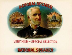 National Speaker - Cigar Box Label