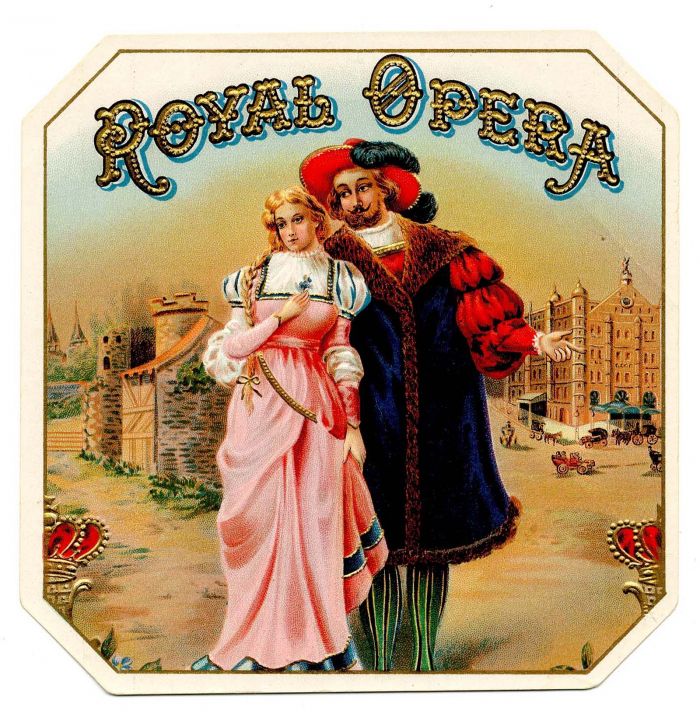 Royal Opera - Cigar Box Label