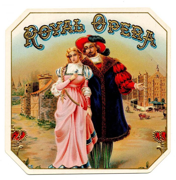 Royal Opera - Cigar Box Label - <b>Not Actual Cigars</b>