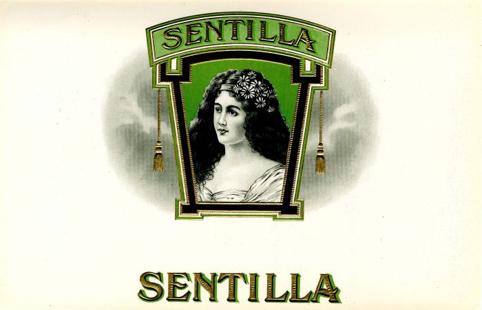 Sentilla - Cigar Box Label - <b>Not Actual Cigars</b>