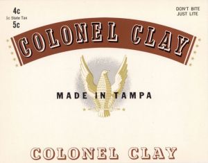 Colonel Clay - Cigar Box Label