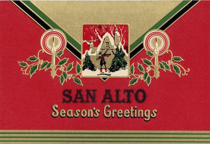 San Alto - Cigar Box Label - <b>Not Actual Cigars</b>