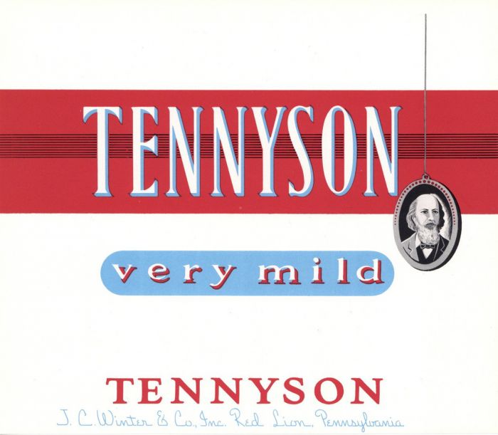 Tennyson - Cigar Box Label - <b>Not Actual Cigars</b>