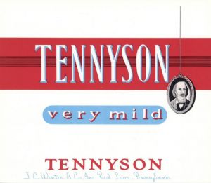 Tennyson - Cigar Box Label